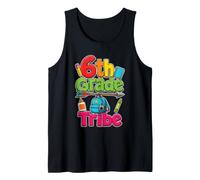 6th Grade Tribe Sixth Grader First Day Elementary School Tank Top