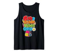 6th Grade Vibes Only Elementary School Girls Boys Kids Tank Top