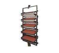 6Tier Rotating Shoe Rack Adjustable Modern Shoefor Entryway Free Standing Metal Shoe Sto Cabinet with 11 FloorsDesign for Home and Office