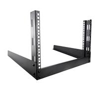 6U 19 inch Rack Mount Stand Open Frame for Desktop/Work Surface/Studio/Home