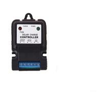 6V 12V 10A Solar Panel Charge Controller Regulator with 3-Stage Battery Charging, LED Status Indicators, Overcharge, Over-Discharge, Short Circuit,(3A 12.8V)