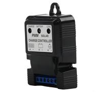 6V 12V 10A Solar Panel Charge Controller with For PWM 3 Stage Charging, Reverse Connection Protection and LED Indicator for Battery Monitoring (10A 11.1V 22.2V)