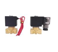 6V/12V/24 Brass Water Mini Bistable-Latching Solenoid Valve Port 1/4 Inch 3mm/4mm/5mm/6mm Zero Pressure Start Pulse Signal Valve(5mm,24VDC_W11011)