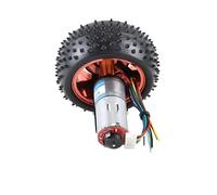 6V 12V 24V 3W DC Encoder Gear Motor JGA25-370B Vehicle Gear Motors 85mm Wheel Kit Set Gearmotors for Robot Toy Car(128RPM,6V)