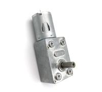 6V 12V 24V DC Worm Gear electronic starter 370 High Torque Gearbox electronic starter 2-375 RPM Metal Gear Reducer Reduction electronic starter(0.6 RPM,12V)