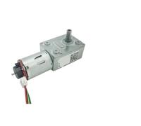 6V 12V 24V Low Speed DC Electric Motor Worm Encoder Disk High Torque Gearbox Reductor JGY-370B 1Pcs(10RPM,12V)
