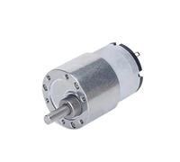 6V/12V/24V Miniature High Torque Reduction Gear Box Micro Speed Reversible Electric Reduction Geared Motor 7~960RPM JGB37-520