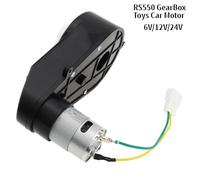 6V/12V/24V RS550 Kids Ride On Toys Car Motors Children Car Wheels Gearbox High Speed DC Motor for Remote Control Car SUV Parts(12V 12000 RPM)