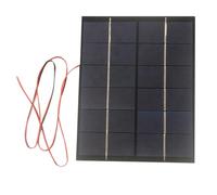 6V/12V 5.2W/5W Solar Panel Dripping Glues Plate with Wire Solar Panel Polycrystalline Silicon Board for Toy Car Use Epoxy