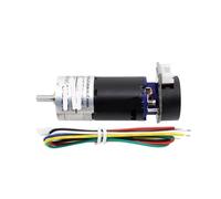 6V/12V GM25 Black 370 DC Gear Motor(12V motor,1 ratio 4.4)
