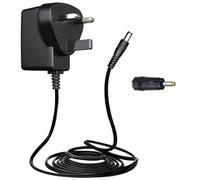 6V 1A 1.8M Power Supply Adapter, AC to DC 6W 1000mA 800mA 500mA Replacement Power Cord for Blood Pressure Monitor/Elliptical Machine/Sewing Machine/Trash Can/Soap Dispenser and More, UKCA Certified