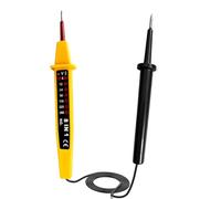 6V~380V Electrical Voltage Tester 8 in 1 Multi-Function AC/DC Volt Stick Two Pole Probe Pen Professional Continuity Circuit Live Wire Detector with Alarm Status Indicators for Electrical Safety