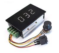 6V-60V 12V 24V 48V PWM Motor Speed Controller Digital LED Display 0~100% Adjustable 15KHZ with Potentiometer Swit Forward Backward Converter