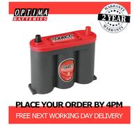 6V AGM Starter Battery, High Cranking, Optima Red Top RTS 2.1, 50Ah 815CCA