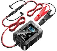 6V and 12V Battery Charger Maintainer, Smart Automatic Battery Charger, Trickle Charger, Car Battery Repair and Desulfator for Automobile,Boat,Motorcycle,Lawn Mower Toy Car Lead Acid LiFePO4 Batteries