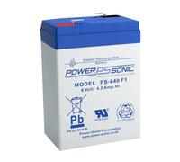 6V Battery, Power-Sonic 6 Volt 4ah battery, 6V 4.5Ah Lead Acid Rechargeable Battery For General purpose, Scooter, Quad Bikes, Childrens Kids Toy Car Battery, Ride on Motorcycle, Alarm, Bike,