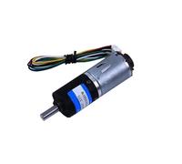 6V Brushed DC Planetary Gear Reducer Motor 24mm with Encoder Adjustable Speed Can CW CCW Motor MY24GP-370B(6V Motorand Bracket,12RPM 6MM)