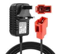 6V Charger for Kids Ride On Car, 6 Volt Battery Charger for Child Electric Car Compatible with Kid Trax Disney Frozen Mickey Minnie Mouse Racer Quad BMX X6 Audi R8 ATV Toys Red Plug