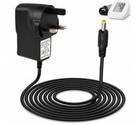 6V Charger for Omron Blood Pressure Monitor Adapter Replacement AC DC Supply Cable, Compatible with M2 M3 M6 M7 X2 X3 X4 X7 Smart（HHP-BFH01）Hem Series HHP-BFH01 Models, Plug UK Power Supply Adapter