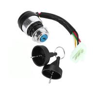 6V Ignition Coil Motorcycle Motorcycle Electric Door Lock 5 Wire Ignition Key Barrel Switch For 110cc 125cc 150cc ATV Quad Dirt Bike