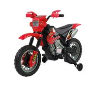 HOMCOM 6V Kids Electric Motorbike Motorcycle Ride On for 3-6 Years Red