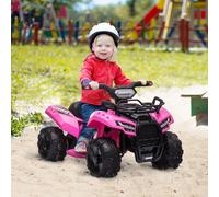 6V Kids Electric Ride on Car Toddlers Quad Bike ATV Toy With Music for 18-36 months Pink