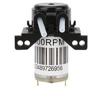 6V Miniature Silent Peristaltic Pump Dc Self Priming Pump for Experimental Pharmaceutical Use (6V Right Angle Black)