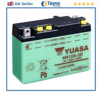 6V Motorcycle Battery Bike Motorbike 6N12A-2D Yuasa
