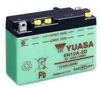 6V Motorcycle Battery Bike Motorbike 6N12A-2D Yuasa