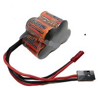 6v NiMH 1600mAh RC Hump Rechargeable RC Receiver Battery - JST/Futaba