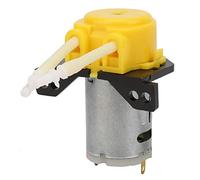 6v Peristaltic Pump Dc Liquid Pump for Aquarium Analytical with Removable Screwless Design (Yellow)