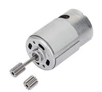 6V RS550 Micro Motor, 35W - 55W 550-14000rpm with Two Tooth Heads for Electric Toy Car Children Motorcycle (6V550-12000 rev)