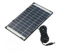 6W 12V Polysilicon Solar Panel for Outdoor Camera, Fan, Solar Garden and Portable Devices, Compact 210x135mm Renewable Energy Supply Kit for Home,(0)
