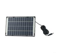 6W 12V Solar Panel for Reliable Energy Supply to Outdoor Cameras and Portable Devices Easy to Carry