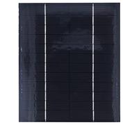 6W 12V Solar Panel, Small Waterproof Polysilicon Panels, 6.7 x 7.9 Inch - Durable Weatherproof Design, Portable for DIY Solar Projects and Solar Toys