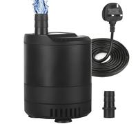 6W 500L/H Submersible Water Pump,Ultra Quiet Aquarium Water Pump, Fish Tank Fountain Pond with 2.5m Power Cord and Adjustable Switch for Fish Tank, Pond, Hydroponics