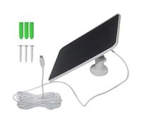 6W 5V Solar Panel for Doorbell Camera with USB and 5M Cable Outdoor Small Solar Panel