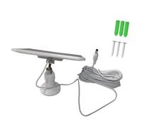 6W 5V Solar Panel with DC5521 Interfaced for Doorbell Camera and Small Electronics Like Lights Outdoor Energy Source Solar Charging Board for Outdoor Cameras