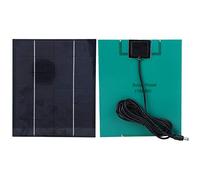 6W 6V Solar Panel,DIY Safety Solar Panel Monocrystalline Silicon Mini Solar Panel for Charging Cellphone,Small DC Batteries Mountaineering Camping Supplies