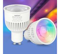 6W GU10 RGB+CCT Smart LED Bulb Dimmable Wireless Spotlight Lamp AC100-240V