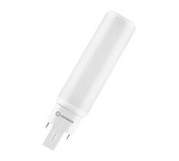 6W LED Dulux D/E 13 Bulb, G24q-1, 4000K, 660lm, Non-Dimmable - 4058075821958