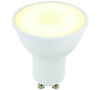 Loops 6W LED GU10 Light Bulb Frosted Warm White 3000K 460 Lumen Outdoor & Bathroom Loops White