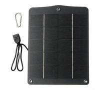 6W Monocrystalline Solar Panel, 5V USB Portable for charger 6W | Monocrystalline Silicon Weather-resistant 210x170mm Compact Size For Camping, Hiking, And Emergencies