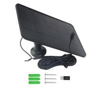 6W Solar Charging Panel for Anker For eufy For Ring For Blink Cameras 5V Output Designed for Outdoor Security Applications (Black)