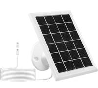 6W Solar Panel Charger Compatible with Arlo Essential 2K Outdoor(2nd Gen)/Essential Spotlight(2nd Gen)/XL Spotlight Camera, 9.4ft Waterproof Charging Cable, 360°Adjustable Mount