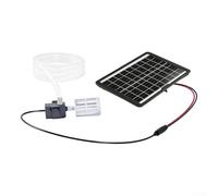 6W Solar Water Pump Kit with 240L/H Flow for Ponds Fountains Aquariums | Complete Solar Fountain Pump Set, 6W Photovoltaic Panel and 12V Submersible Pump for Ponds, Fish Tanks and Water Features