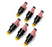 6x 0280156370 Injection valve for BMW E36 328i E39 528i M52 13641703819 BOSCH