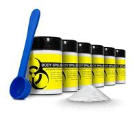 6X 100g Bottles RE-GEN - Body Fluid Clean Up, Vomit, Urine, Biohazard Spill Highly Absorbent Granules | Ideal for First aid Kits, Patient Care Facilities, Spill Response Stations, Janitorial Supplies