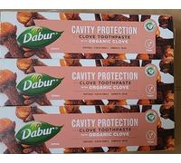 6X 100ml DABUR HERBAL CLOVE TOOTHPASTE CAVITY PROTECTION WITH ORGANIC CLOVE.