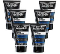 6X 100Ml L'Oreal Men Expert Pure Carbon Intensive Face Scrub Cleans Deep
